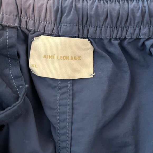 Aime Leon Dore Navy Blazer Blue Core Nylon Activewear Shorts Men's Size XL - Picture 5 of 5